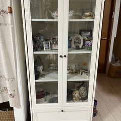 IKEA - 収納棚　コレクションケース(引出し,扉付) 