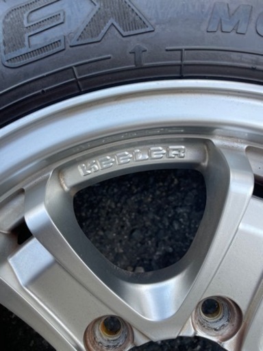 KEELERホイール　スノータイヤ　6本セット