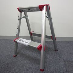 美品 脚立 約54cm（アルミ踏台 2段 はしご キャタツ 携帯...