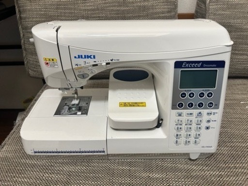 JUKI エクシード ドレスメイク HZL-F400JP　押えキット・ワイドテーブル付き