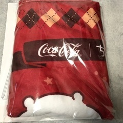 コークオン当選品 ちいかわフード付きブランケット