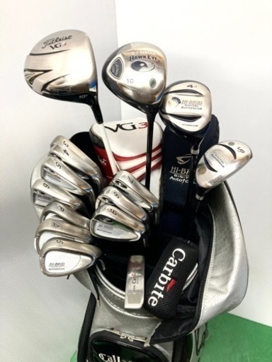 【SOLD OUT！】◆Titleist VG3 ドライバー＋ DUNLOP HI-BRID アイアン等◆ゴルフクラブ 全15本セット