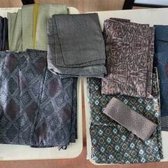 大島紬等　約10品　リメイク等に　呉服・和服・和装