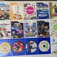 【取引成立】3500円→3000円すぐに遊べる中古wii本体ソフト15本セット　スマブラ、マリオ系多数の画像