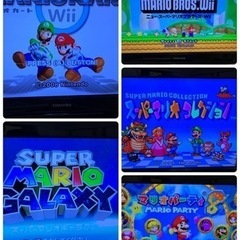 【取引成立】3500円→3000円すぐに遊べる中古wii本体ソフト15本セット　スマブラ、マリオ系多数の画像