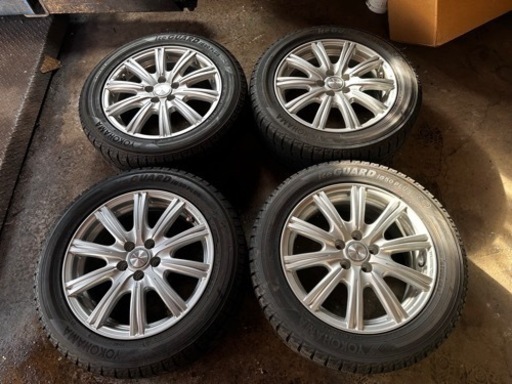 205/55r16 スタッドレスタイヤ ウェッズホイール付 5H PCD100 6.5j