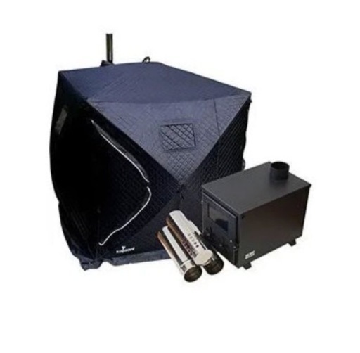 【新品 】テントサウナ+薪ストーブ①