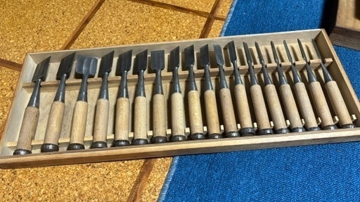 昭和五十五年 初代目山弘 特注18本 鑿