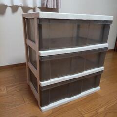 投稿番号967  三段チェスト  収納ケースの画像