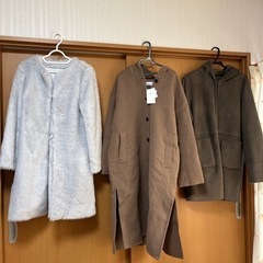 コート3点本日お昼くらいで受付終了します。