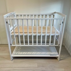 日本製 ヤマサキ ベビーベッド KATOJI カトージ ツーオープン同品