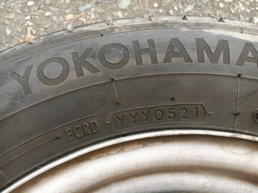 ヨコハマタイヤ★165/80R13 LT6PR PCD100