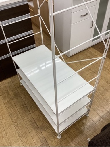 KA-74【新入荷　リサイクル品】無印良品　スチールユニットシェルフ　グレー