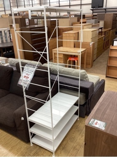 KA-74【新入荷　リサイクル品】無印良品　スチールユニットシェルフ　グレー