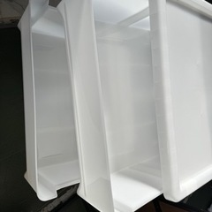クローゼット収納　衣類収納　白　中古の画像