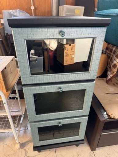 キャビネット　オシャレ　中古