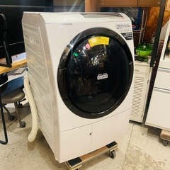 《売約済》洗剤・柔軟剤自動投入　日立｜HITACHI BD-SX110CL-N ドラム式洗濯乾燥機 ビッグドラム ロゼシャンパン [洗濯11.0kg /乾燥6.0kg /ヒートリサイクル乾燥 /左開き] 2019年製　ドラム式洗濯乾燥機　ドラム洗濯機　ドラム式洗濯機　ヒートサイクル　KAZE IRON BIG DRUM 洗濯機　乾燥機　乾燥付き　乾燥機能付き　11.0kg/6.0kg 検　BD-SX110CL BD-SX110FL BD-SX110GL  自動投入