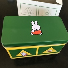 ミッフィーガラスコップペア（缶入り）の画像