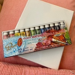 未使用品⭐︎油絵具＋キャンバス2枚セット半額以下