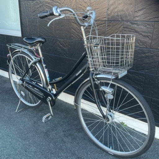 3段変速 街乗り用自転車（ママチャリ）27インチ カゴ/鍵/オートライト付