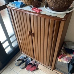 靴棚　木製　洋風