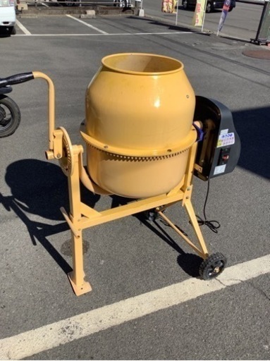 コンクリートミキサー 120L 小型 家庭用 まぜ太郎 AMZ-50Y