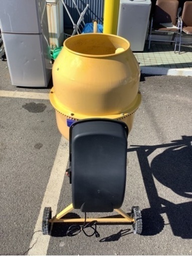 コンクリートミキサー 120L 小型 家庭用 まぜ太郎 AMZ-50Y