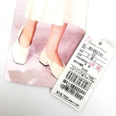 【新品タグ付】Comme ca Mature パンプス ミュール 2WAYシューズ M(23.5cm) アイボリー ☆かかとを折って履ける☆ コムサマチュアの画像