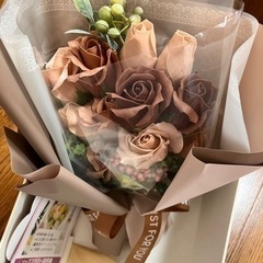 ソープフラワーギフト　くすみカラーの画像