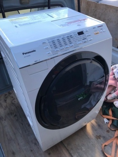 北九州市内配送無料　保証付き　パナソニック 【左開き】9．0kgドラム式洗濯乾燥機 クリスタルホワイト NA-VX3600L-W