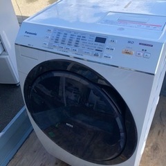 北九州市内配送無料 保証付き パナソニック 【左開き】9．0kgドラム式