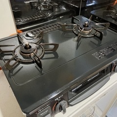 Rinnai グリル付き二口ガスコンロ（LPガス）