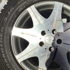 ホイール スタッドレス 4本　225/65R/17 手渡し可能.  の画像