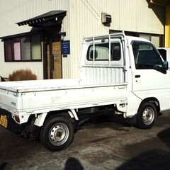スバル　 4WD　サンバートラック TB  エアコン コミコミポッキリ価格 令和7年4月迄車検アリ　7日以内にすぐ乗れますの画像