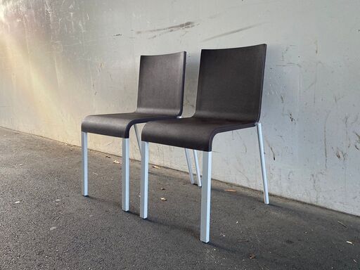 大阪⭐️エコマックス♻️「S180」 「S50」vitra ヴィトラ .03 ゼロスリー スタッキングチェア ダイニングチェア 2脚！