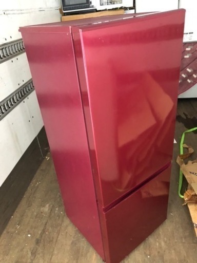 北九州市内配送無料　保証付き　AQR-18G-R 冷蔵庫 ルージュ [2ドア /右開きタイプ /184L]