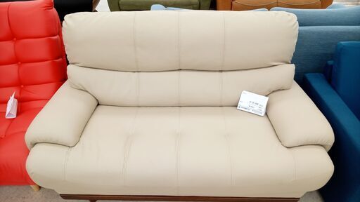★ジモティ割あり★ NITORI ソファー ベージュ H35×D90×W154 クリーニング済み TJ3898