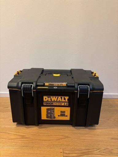デウォルト(DeWALT) タフシステム2.0 システム収納BOX Mサイズ 工具箱 収納ケース ツールボックス DS300 積み重ね