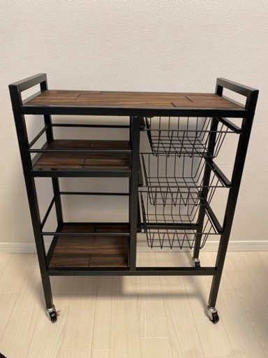 キッチンワゴン(GRANT ワゴン[GRW-600])定価15400円/1年使用