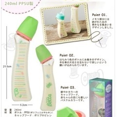 （未開封）ドクターベッタ　哺乳瓶240mlの画像