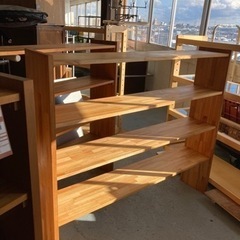 木製棚4段☆95777  間口1500奥行300