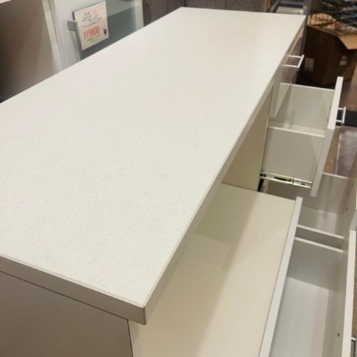 《売約済》食器棚　レンジボード　サイドボード　キッチンカウンター　キッチン収納　コンセント　付き　検　ニトリ　マルミツ　コーポレーション　サンウッディ