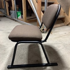 イス チェア コーナンオリジナル 楽々チェア ブラウン 耐荷重80kg ２脚セットの画像