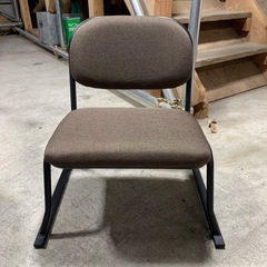 イス チェア コーナンオリジナル 楽々チェア ブラウン 耐荷重80kg ２脚セットの画像