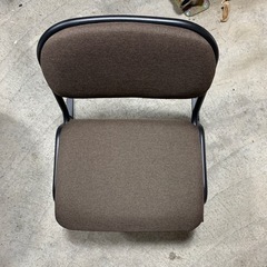 イス チェア コーナンオリジナル 楽々チェア ブラウン 耐荷重80kg ２脚セットの画像