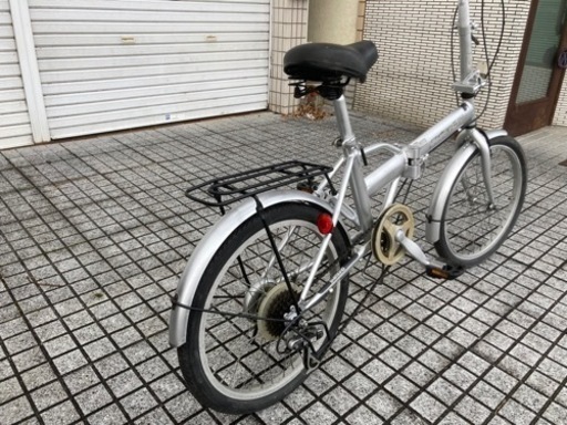 【20インチ折りたたみ】6段変速付　前後タイヤ新品❗️整備済み❗️若林自転車　唐崎店　SALE中❗️