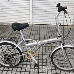 【20インチ折りたたみ】6段変速付　前後タイヤ新品❗️整備済み❗️若林自転車　唐崎店　SALE中❗️