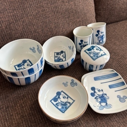 【値下げ】ディズニーランド食器セット⭐︎30年前希少