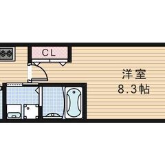 №394賃料1ヶ月無料！綺麗な単身マンション