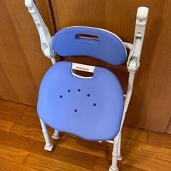 アロン化成 安寿 折りたたみシャワーベンチISフィット ブルーの画像